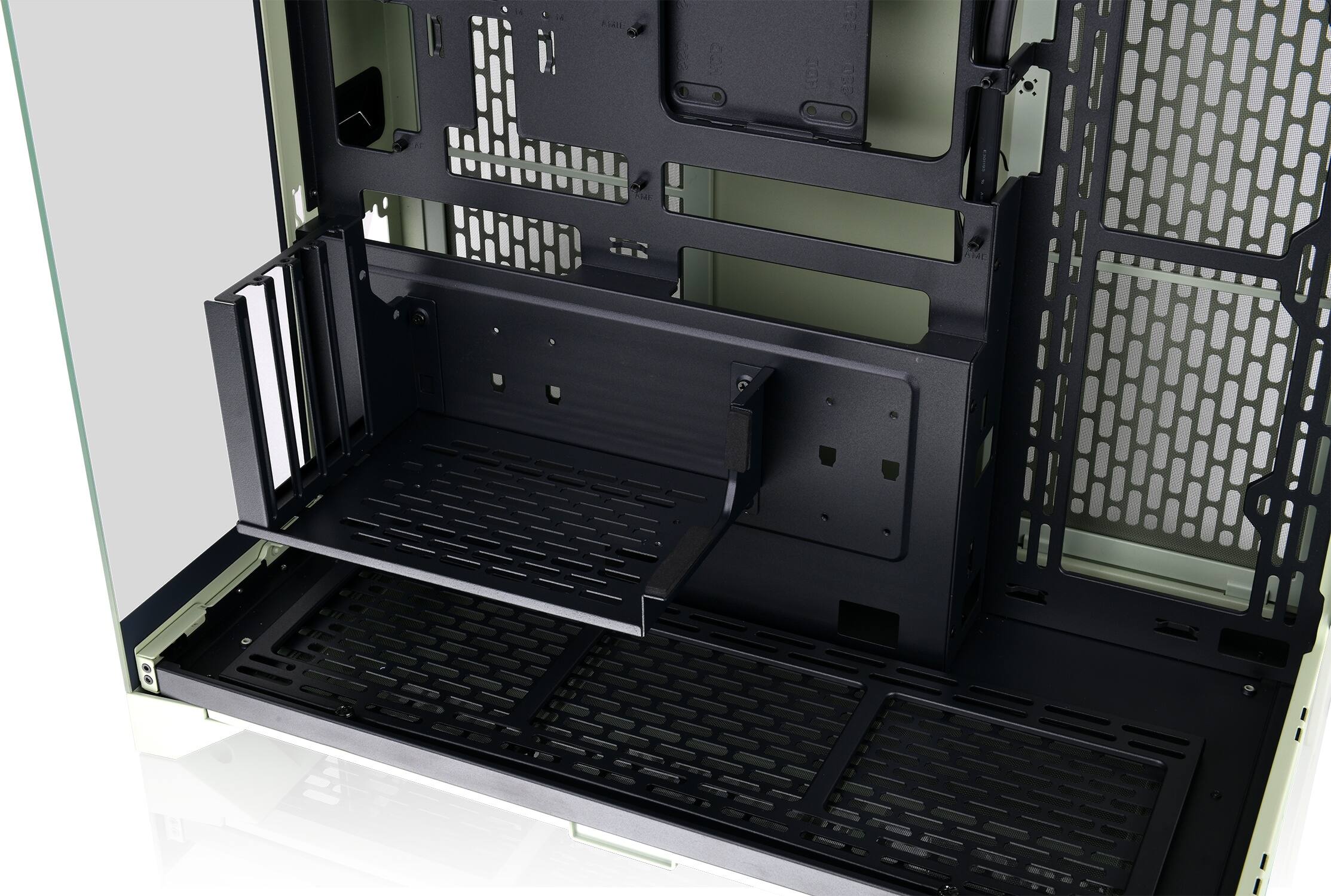 Alt View 26. Thermaltake - CTE E550 TG Mid Tower ATX PC Case - Matcha Green.