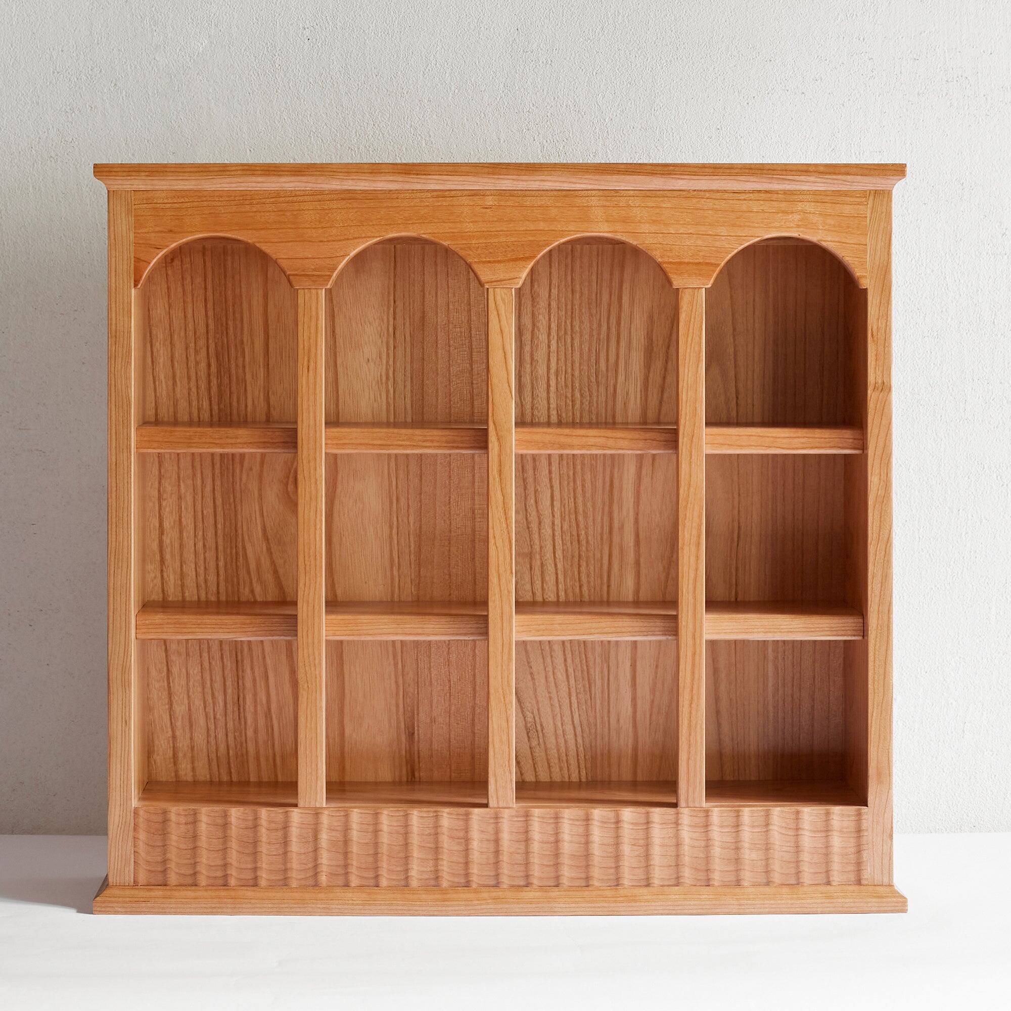 Alt View 8. Boyel Living - North American Cherry Solid Wood Cup Storage Rack - Natural Cherry.