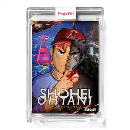 MLB Topps Project70 Card 324 | 1957 Shohei Ohtani by DJ Skee - Blue