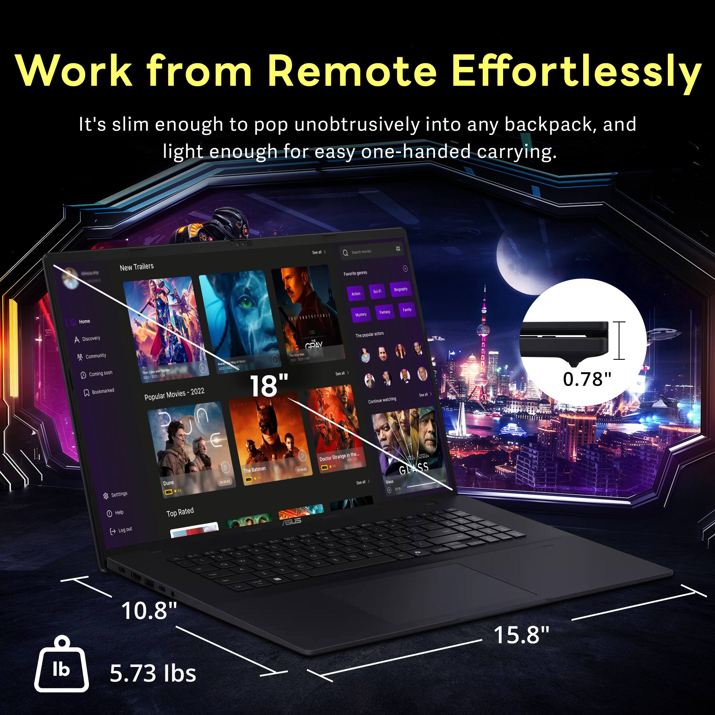 ASUS Upgraded Vivobook 18