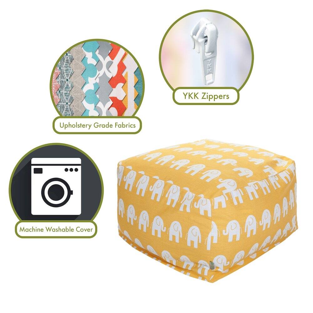 - Upholstery Grade Fabrics
- YKK Zippers
- Machine Washable Cover