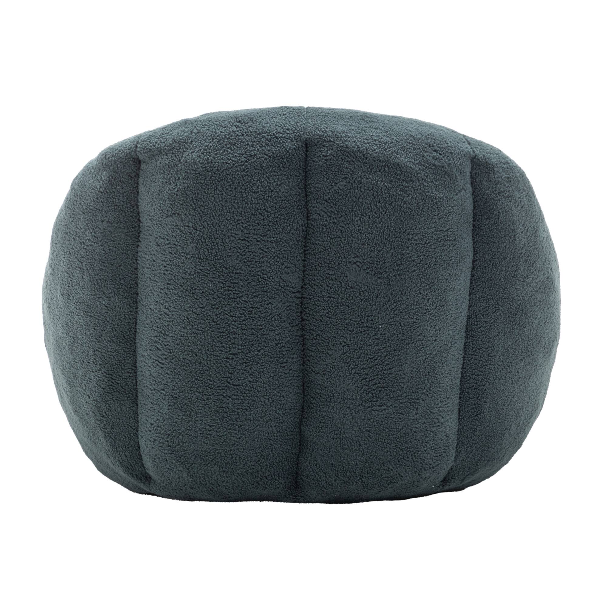 Alt View 8. GOODSILO - Large Faux Fur Bean Bag Chair with Memory Foam Filling for Ultimate Comfort and Support - Green.