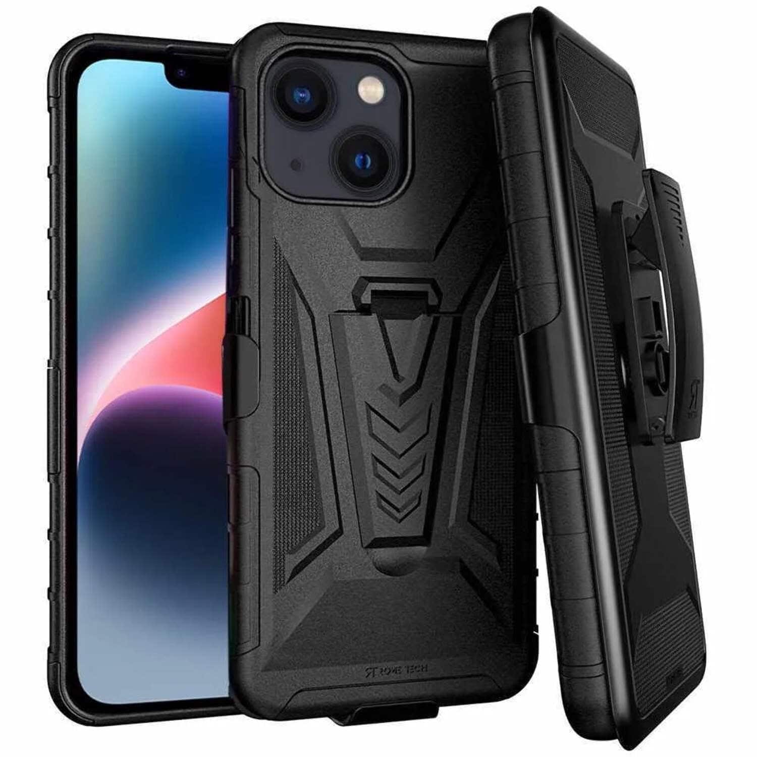 RomeTech - Rome Tech Dual Layer Holster for iPhone 14 Plus - Black
