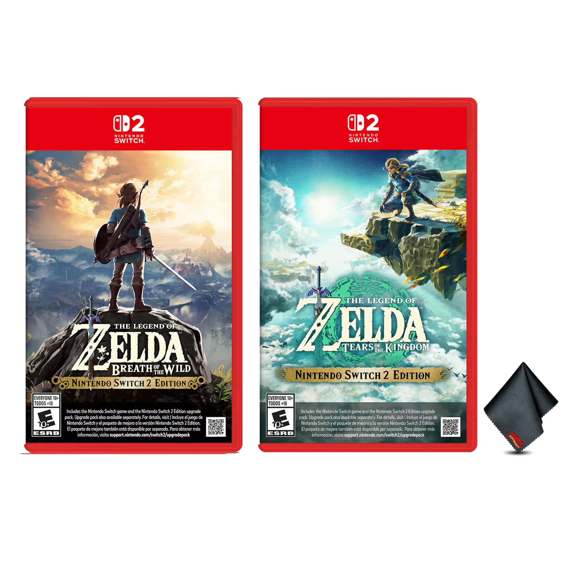 The Legend of Zelda: Tears of the Kingdom and The Legend of Zelda: Breath of the Wild for Switch 2 Bundle - Nintendo Switch 2
