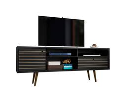 Manhattan Comfort - Liberty Mid-Century Modern 71" TV Stand - Black