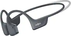 Front. Shokz - OpenRun Pro 2 Mini Wireless Bone Conduction Open-Ear Bluetooth Sports Headphones - Black.