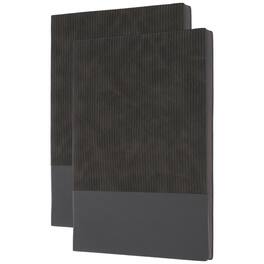 Unique Bargains - 2pcs Hardcover Leather Lined Journal, 100 Pages 8.3x5.7" A5 Lined Diary Notebook for Office Home Writing - Gray