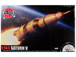 Level 3 Model Kit NASA Saturn V Rocket Gift Set 1/144 Plastic Model Kit by Airfix - Multicolor