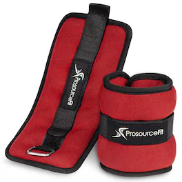 ProsourceFit - Ankle Weights, 1.5 lbs, Set of 2 - Red