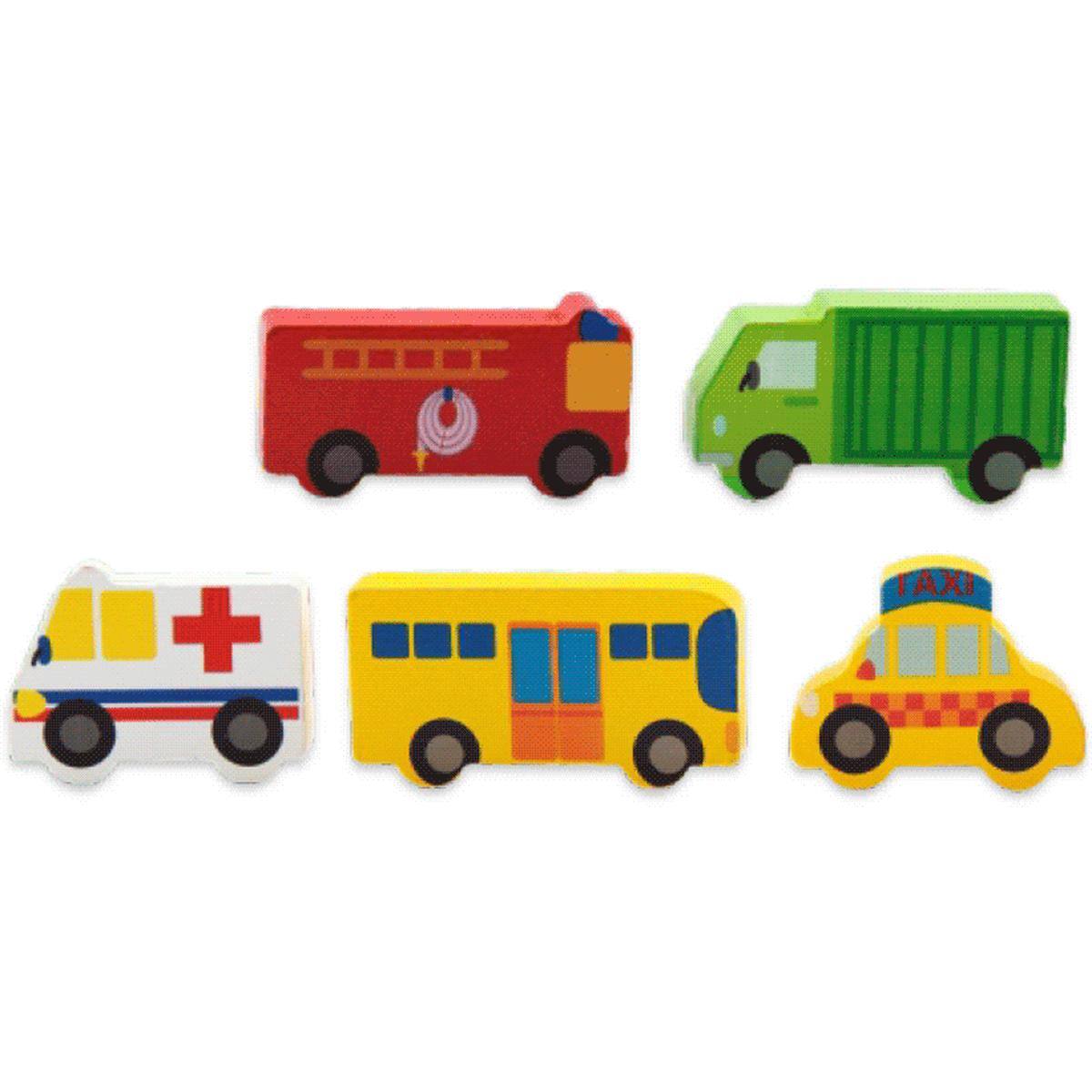 Angle. JuzToys - 100pcs Wooden Building Blocks STEM Toy Set – Toy Vehicles Including Truck and School Bus, Construction Stacking Toys - Multicolored.