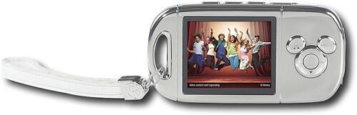 Front Standard. Memorex Electronics - Disney Mix Max Stick Media and Video Player - Silver Chrome.