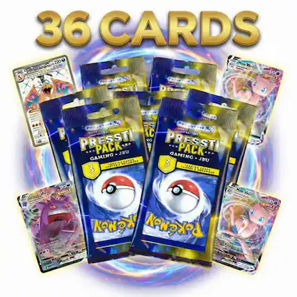 36 CARDS
220 Mew
Chu1zueve Vert
CHUBto
310 SN
PaE-STINE
PaCSSY
1 STI
SETINE
OOENS
ES
PRESSTINE
...AIC
POESSTINE
P +PC
AC
92
OIURO
IPC
PRESSTI
PACK
VG
PRESSTI
PACK
JBU
GAMING
...GAMING
SARDS
-JBU
TRACIY
& PORARDER
3
CARTER
CARVES
TDAOIYE
3
009
1
PORANDCR
CARDS
229
3100
AL
Mew
Gengar
Vean
Viun
RINGLE
Voar
CTHAILL
3100
t
KONOX
PoKeMoN
en
CNHPT
SIN
DO
EdR
E
C.6