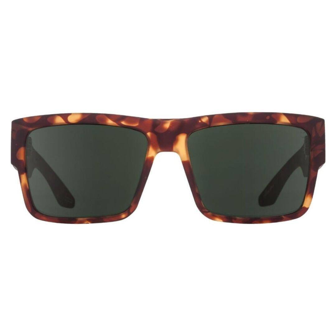 Left. Spy Optic - Spy Optic Cyrus Sunglasses, Soft Matte Camo Tort/Happy Gray/Green, 1.5 mm - Matte Black.