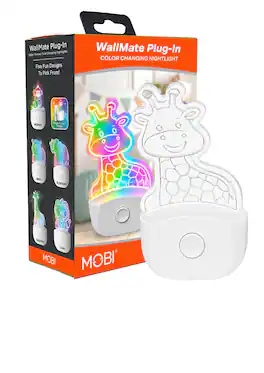 MOBI - WallMate Plug-In Nightlight Safari Themed - Giraffe