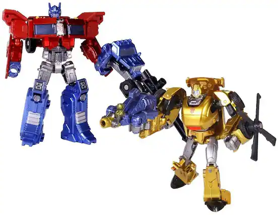 Front. Takara - Transformers Tg-24 Optimus Prime & Bumblebee Figure.