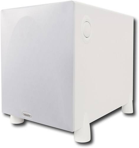 Angle Standard. Definitive Technology - ProSub 800 8" 300-Watt Powered Subwoofer - Matte White.