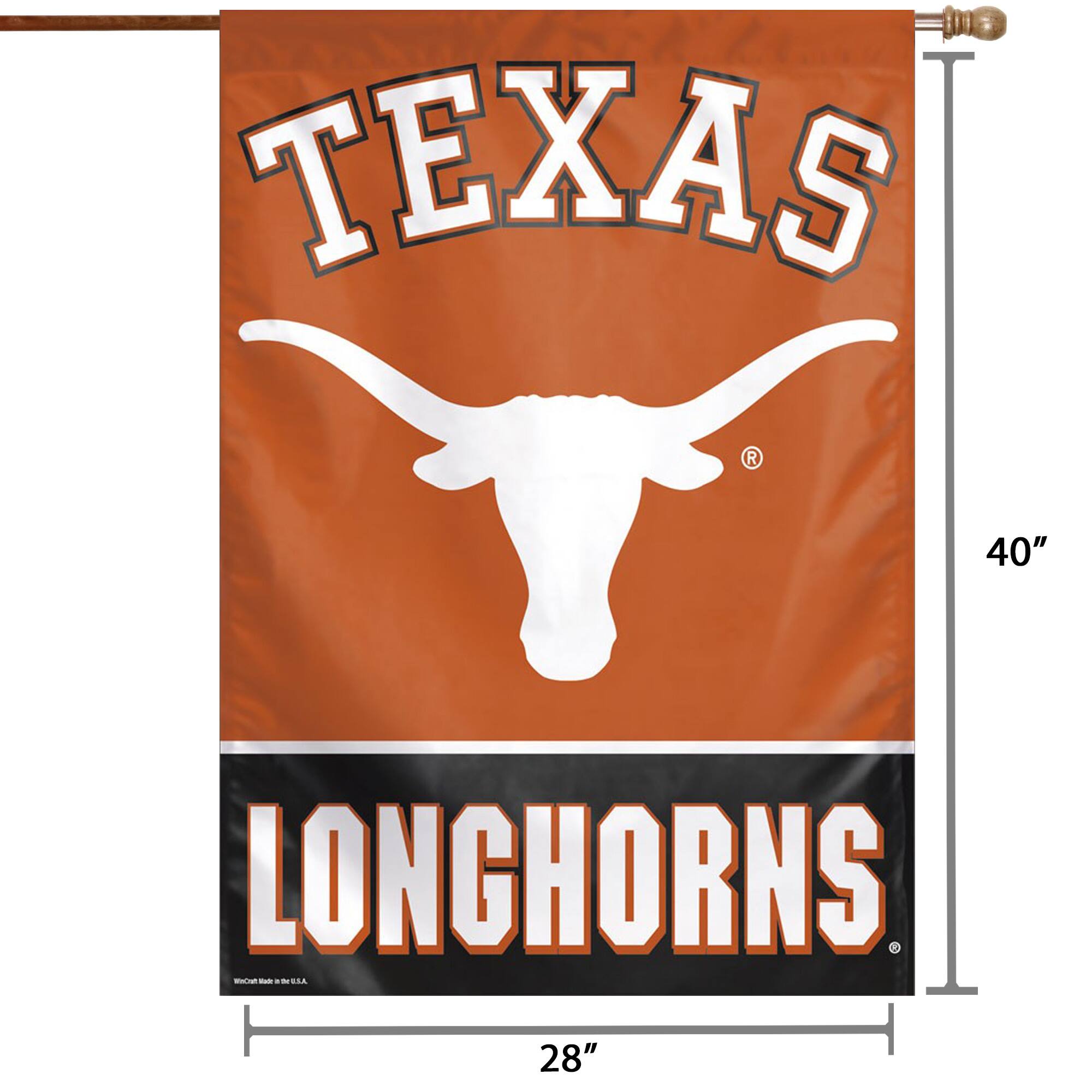 TEXAS  
LONGHORNS  
40" x 28"