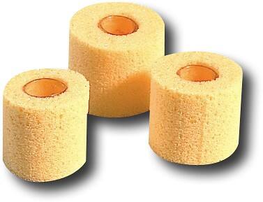 Front Standard. Shure - Large Foam Sleeves for Select Shure Sound-Isolating Headphones (5 Pairs) - Orange.