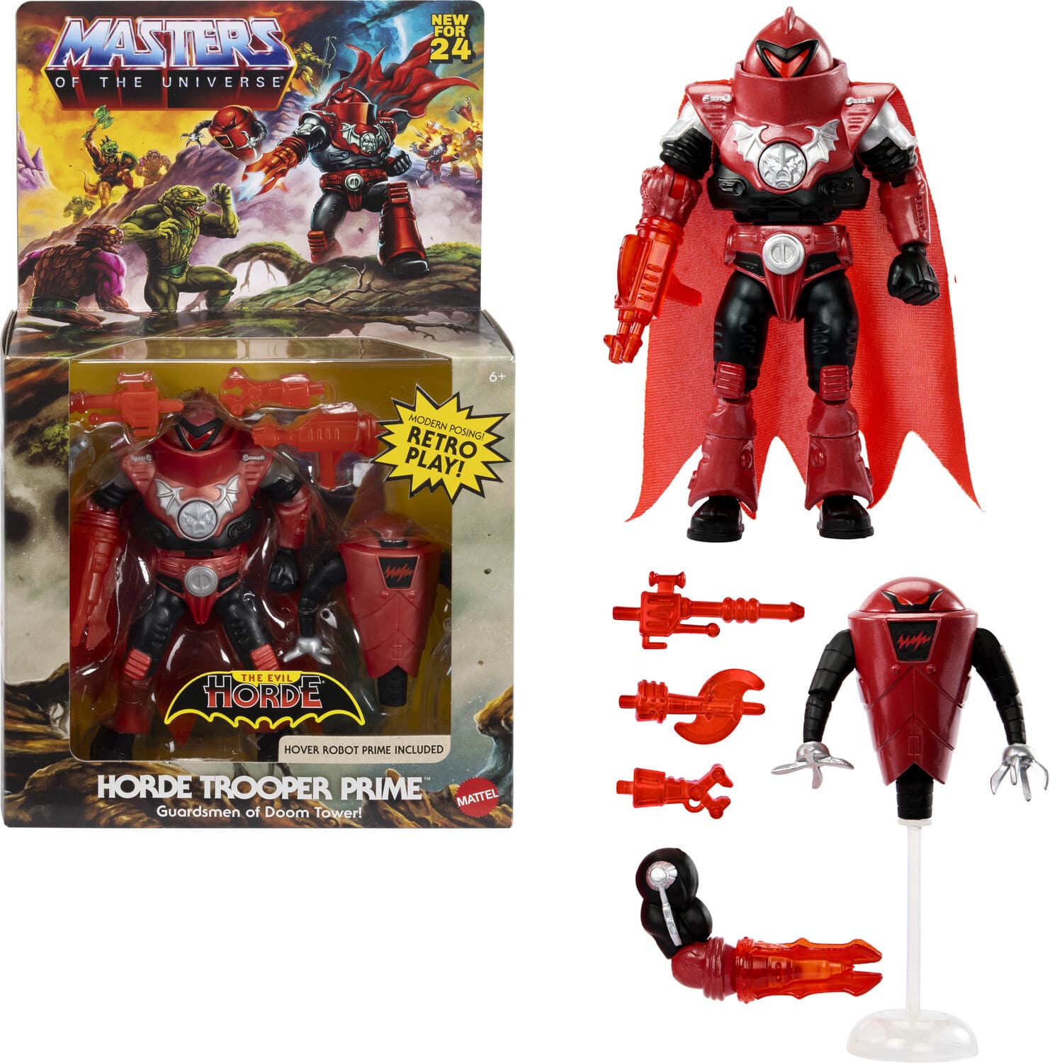 Mattel - Collectible - Masters of the Universe - Origins Horde Trooper Prime Action Figure (He-Man, MOTU) - COLLECTABLES - Multicolor