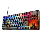 SteelSeries - Apex 9 TKL Wired Optical OptiPoint Adjustable Actuation Switch Gaming Keyboard with Rapid Tap - Black