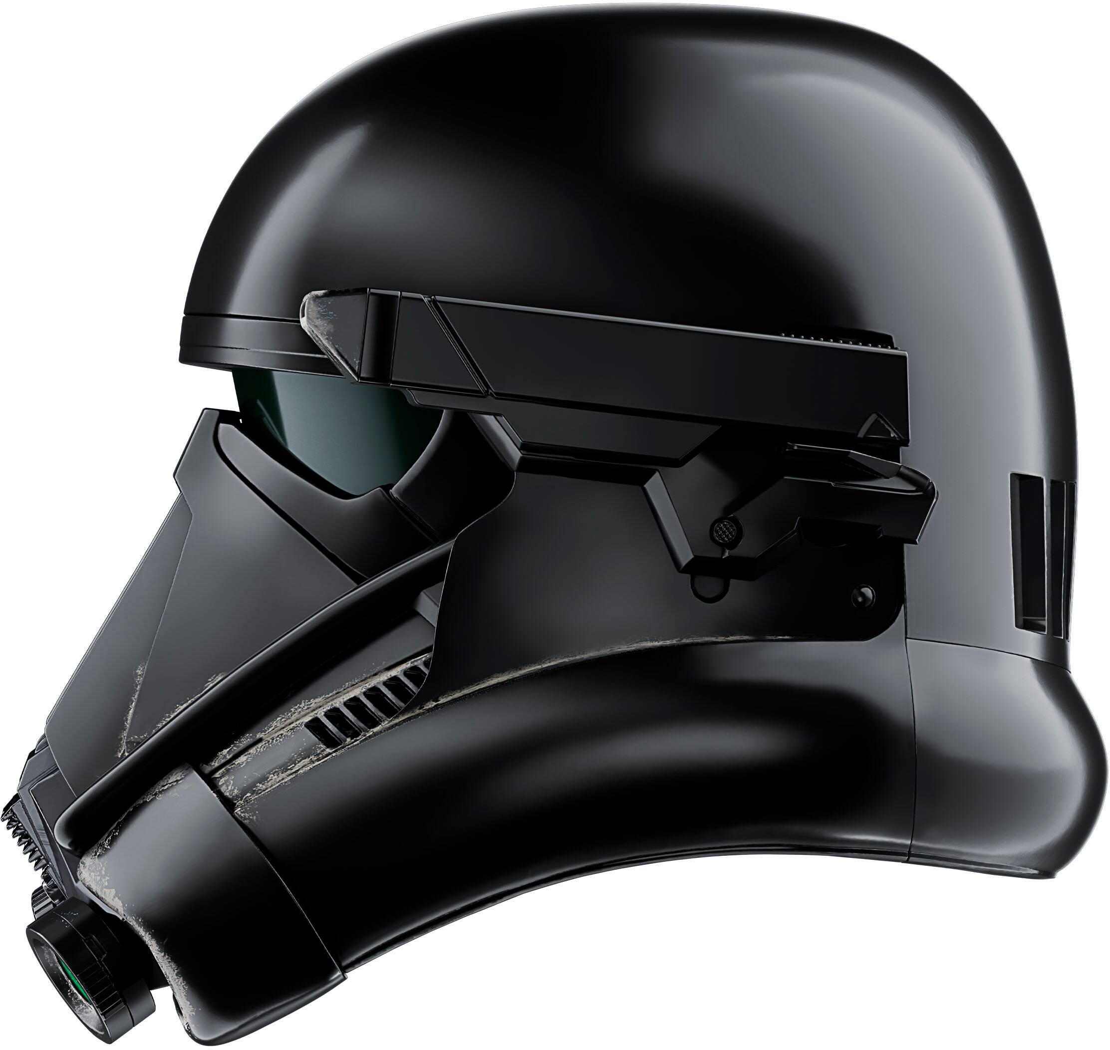 Back. Star Wars - The Black Series Imperial Death Trooper Electronic Helmet.