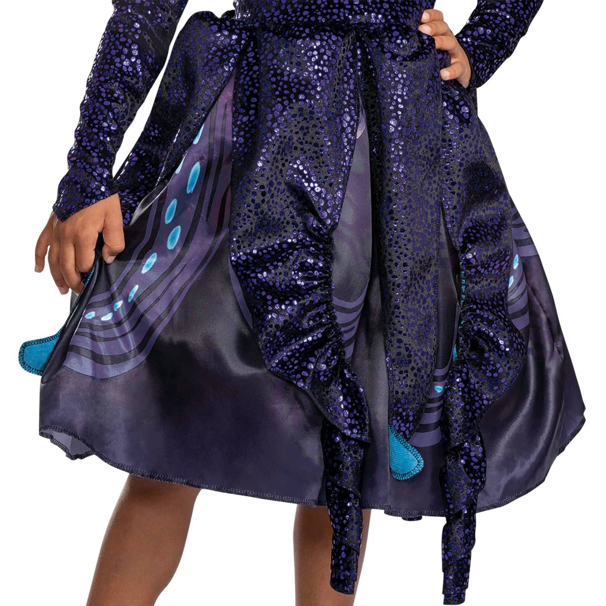 Alt View 2. Disguise - Disney The Little Mermaid Ursula Deluxe Child Costume | S (4-6x) - Purple.