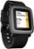 Angle Zoom. Pebble - Time Smartwatch 38mm Polycarbonate - Black Silicone.