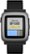 Alt View Zoom 18. Pebble - Time Smartwatch 38mm Polycarbonate - Black Silicone.