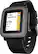 Left. Pebble - Time Smartwatch 38mm Polycarbonate - Black Silicone.