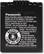 Front Standard. Panasonic - Lithium-Ion Battery.