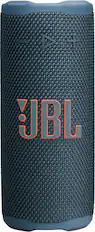 Front. JBL - Grip Portable Wireless Speaker with Built-In Light - 2025 - Blue.