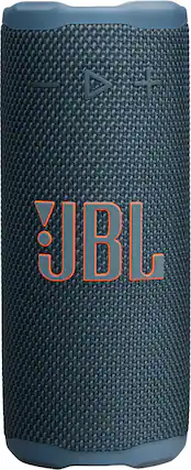 Front. JBL - Grip Portable Wireless Speaker with Built-In Light - 2025 - Blue.