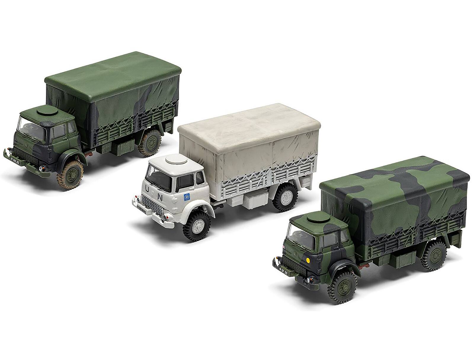 Angle. Airfix - Level 1 Model Kit British Army 4-ton 4x4 GS Truck with 3 Scheme Options 1/76 Scale Plastic Model Kit by Airfix - Multicolor.
