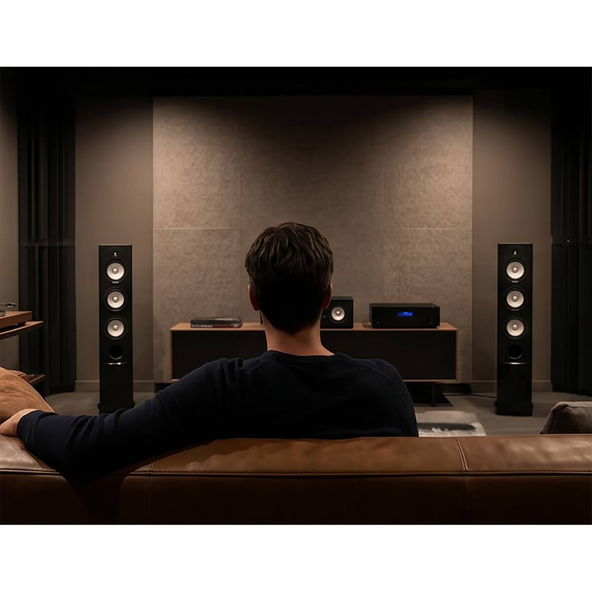 Alt View 3. Energy - Energy Connoisseur CF-30 5.5" 200W 2.5-Way Floorstanding Speaker, Black.