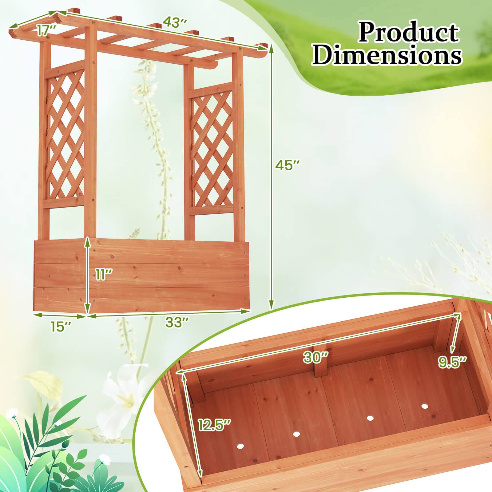 Product Dimensions: 45" x 11" x 15"