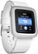 Angle Zoom. Pebble - Time Smartwatch 38mm Polycarbonate - White Silicone.
