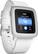 Angle. Pebble - Time Smartwatch 38mm Polycarbonate - White Silicone.