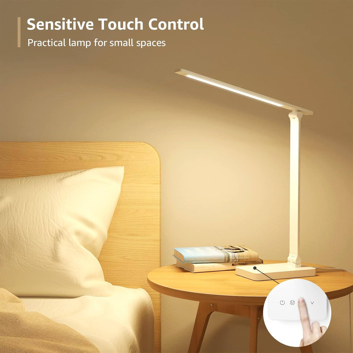 Sensitive Touch Control  
Practical lamp for small spaces