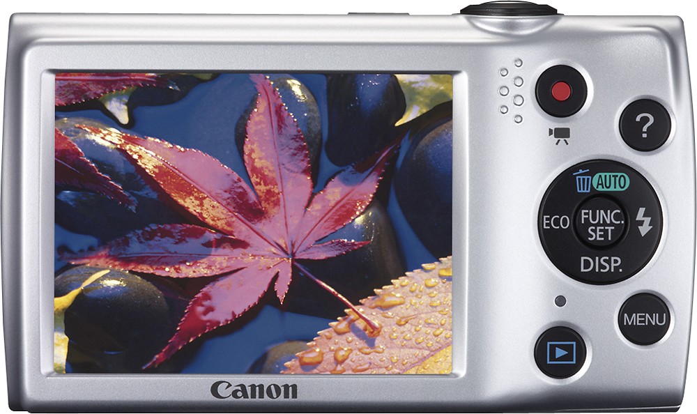Best Canon PowerShot 16.0-Megapixel Digital Camera Silver 8254B001