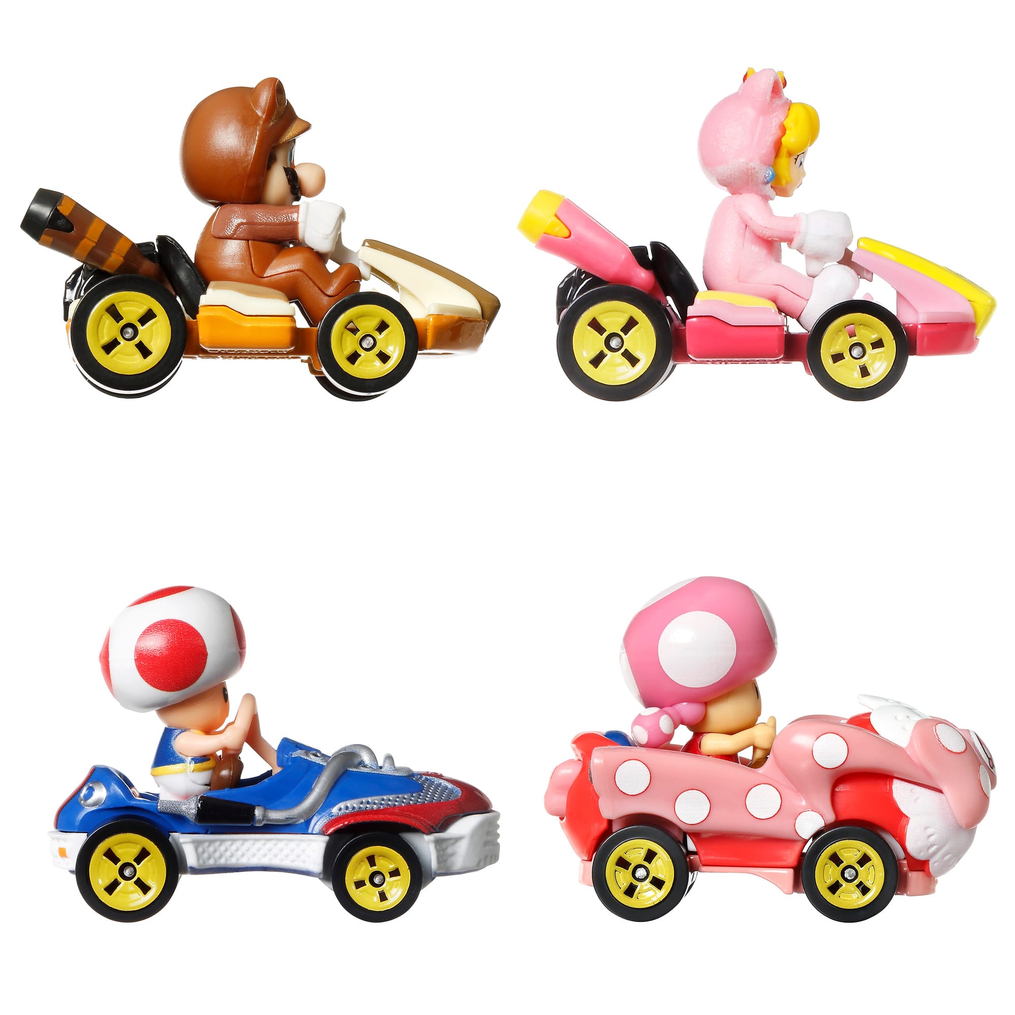 Hot Wheels Mario Kart Vehicle 4-Pack Styles May Vary GWB36 - Best Buy