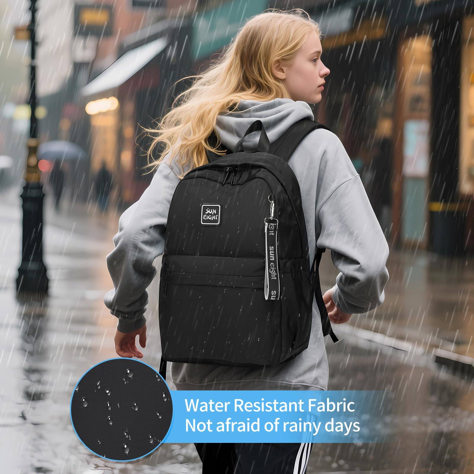 Alt View 3. Pacoar Cade - Waterproof School Backpack And 6 18 Years Large Capacity Lightweight Bookbag For Elementary To High Durable Travel With - Pink.