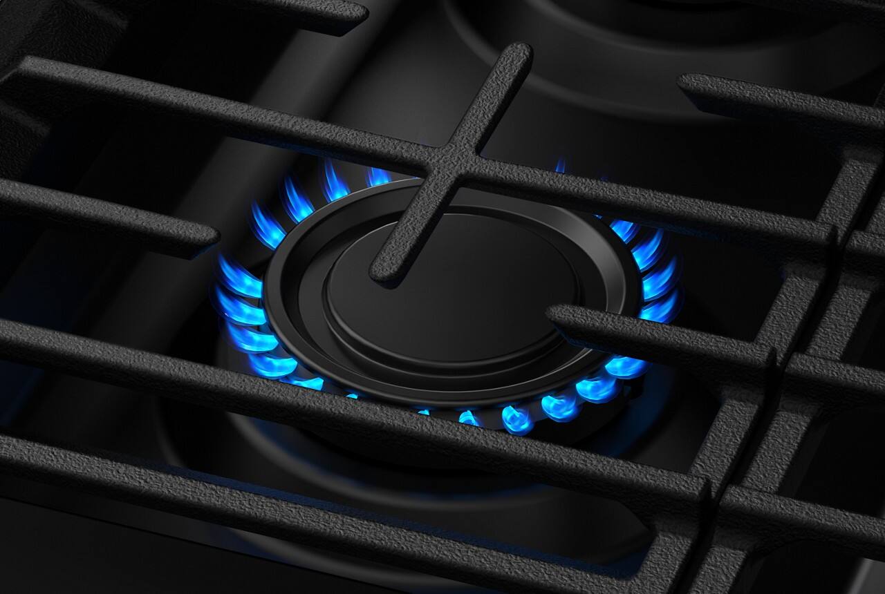 Alt View 10. Whirlpool - 5.0 Cu. Ft. Freestanding Single Gas Range with Air Fry and Air Baking - Stainless Steel.