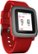 Angle Zoom. Pebble - Time Smartwatch 38mm Polycarbonate - Red Silicone.