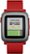 Alt View Zoom 14. Pebble - Time Smartwatch 38mm Polycarbonate - Red Silicone.
