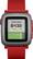 Alt View 14. Pebble - Time Smartwatch 38mm Polycarbonate - Red Silicone.