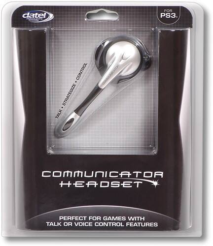 Front Standard. Datel - Communicator Headset for PlayStation 3.