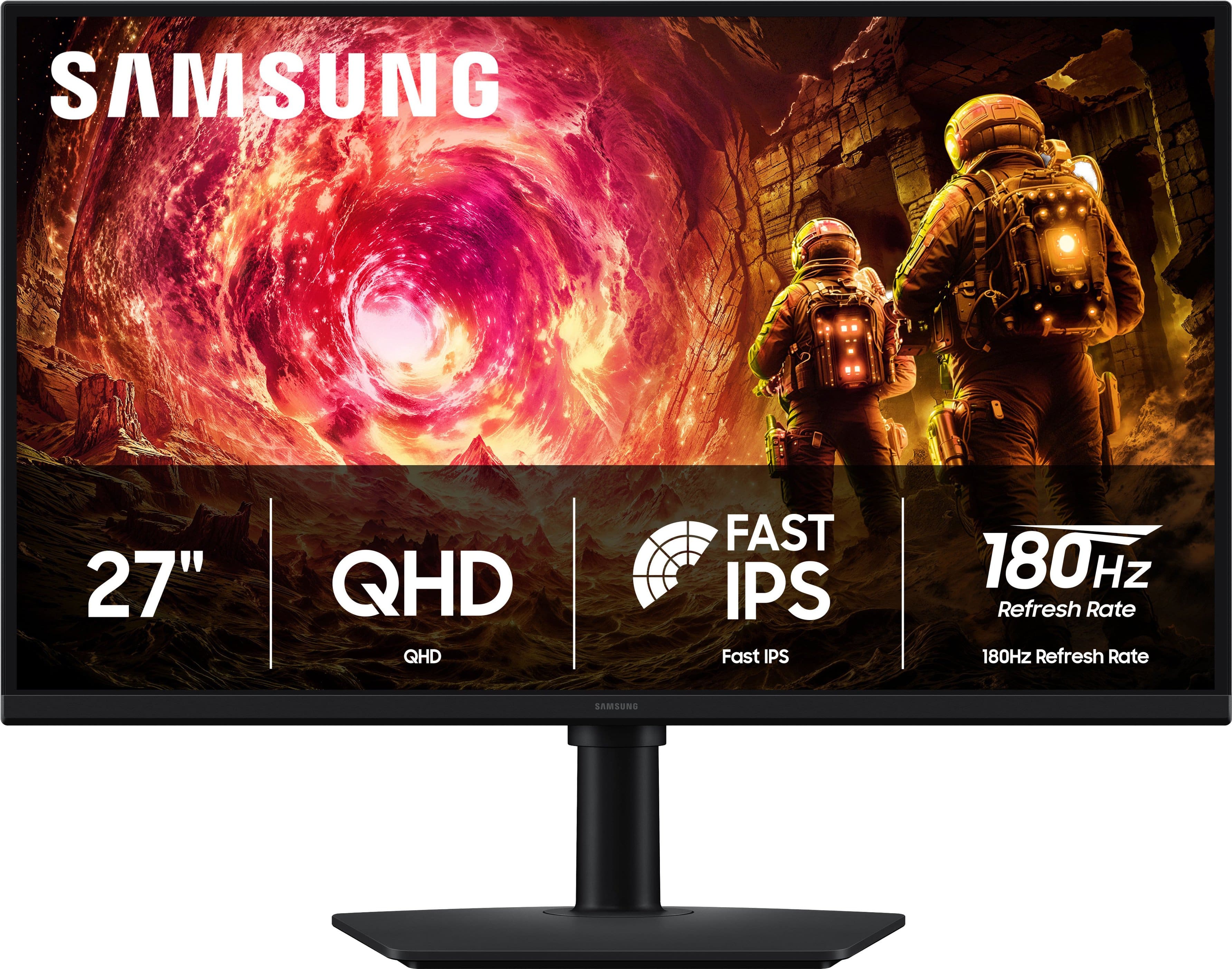 SAMSUNG 27" QHD Fast IPS 180Hz Refresh Rate