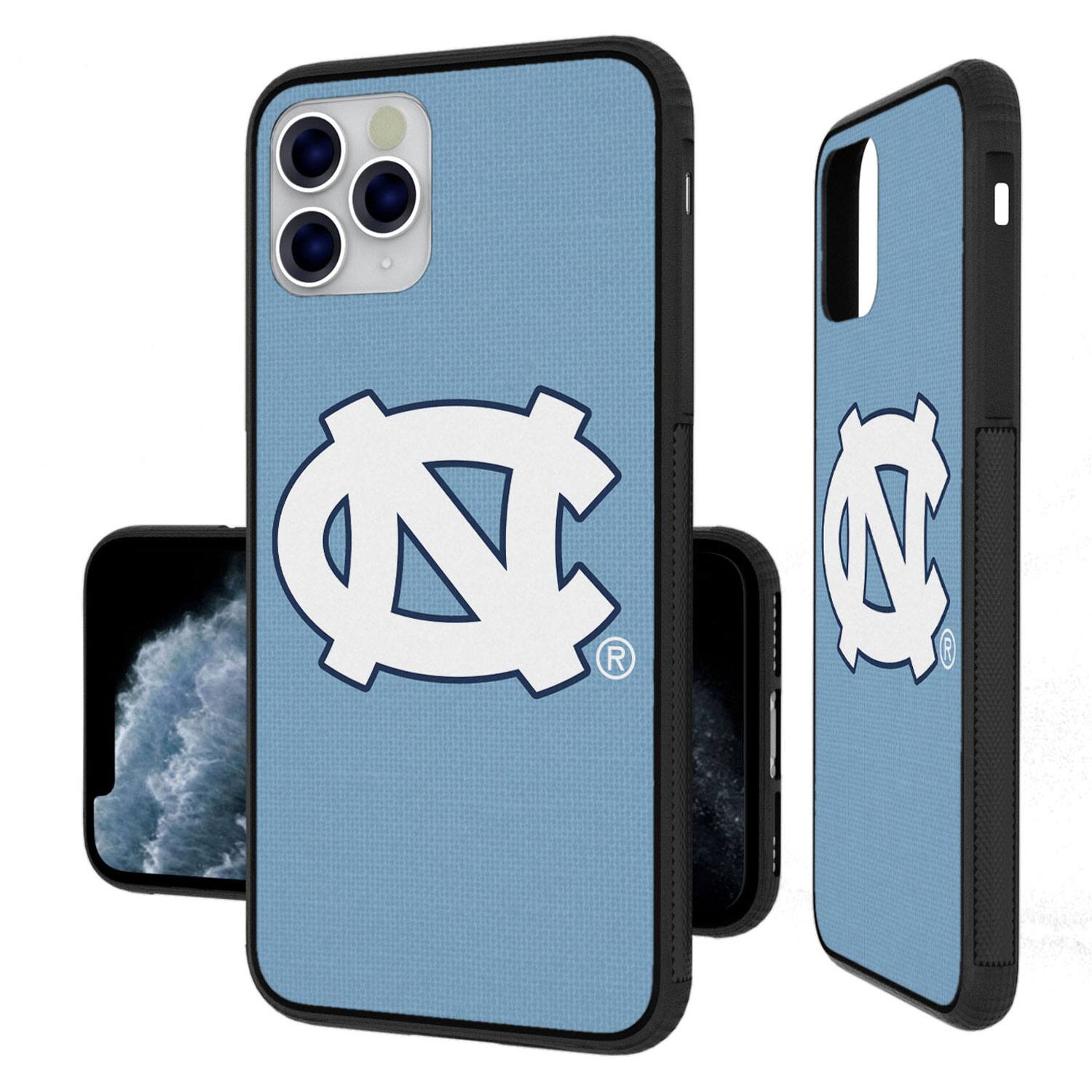 Alt View 2. Keyscaper - North Carolina Tar Heels iPhone Solid Design Bump Case - 13 Pro Max - Multicolor.