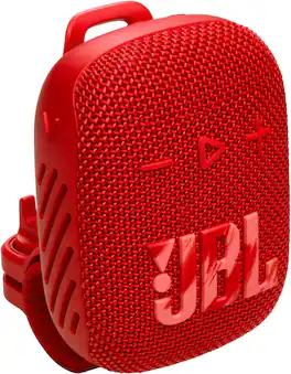 JBL - Wind 3S - Slim Handlebar Bluetooth Speaker (Red)