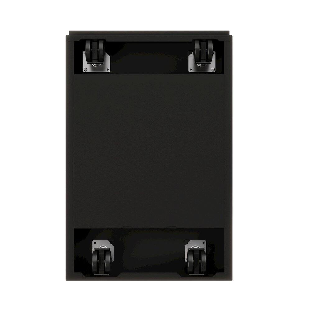 Alt View 2. Hirsh - Hirsh 20 inch Deep Mobile Pedestal File Cabinet 2 Drawer Box-File Black/Black - Black.